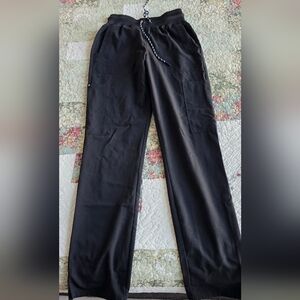Scrubs And Beyond Black Cargo Scrub Pants